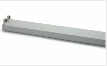 T8 2X18W LED灯管支架 单支身双支带罩支架